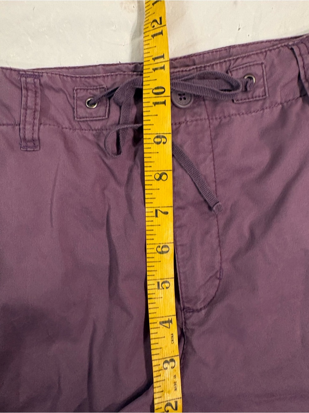 Caribbean Joe Women's Cargo Pants in Dusty Plum size 12 - Picture 7 of 10